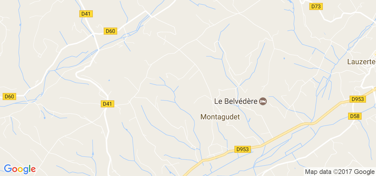 map de la ville de Montagudet