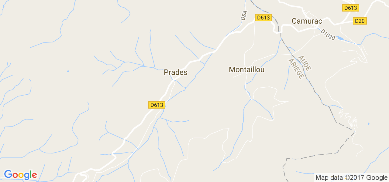 map de la ville de Montaillou