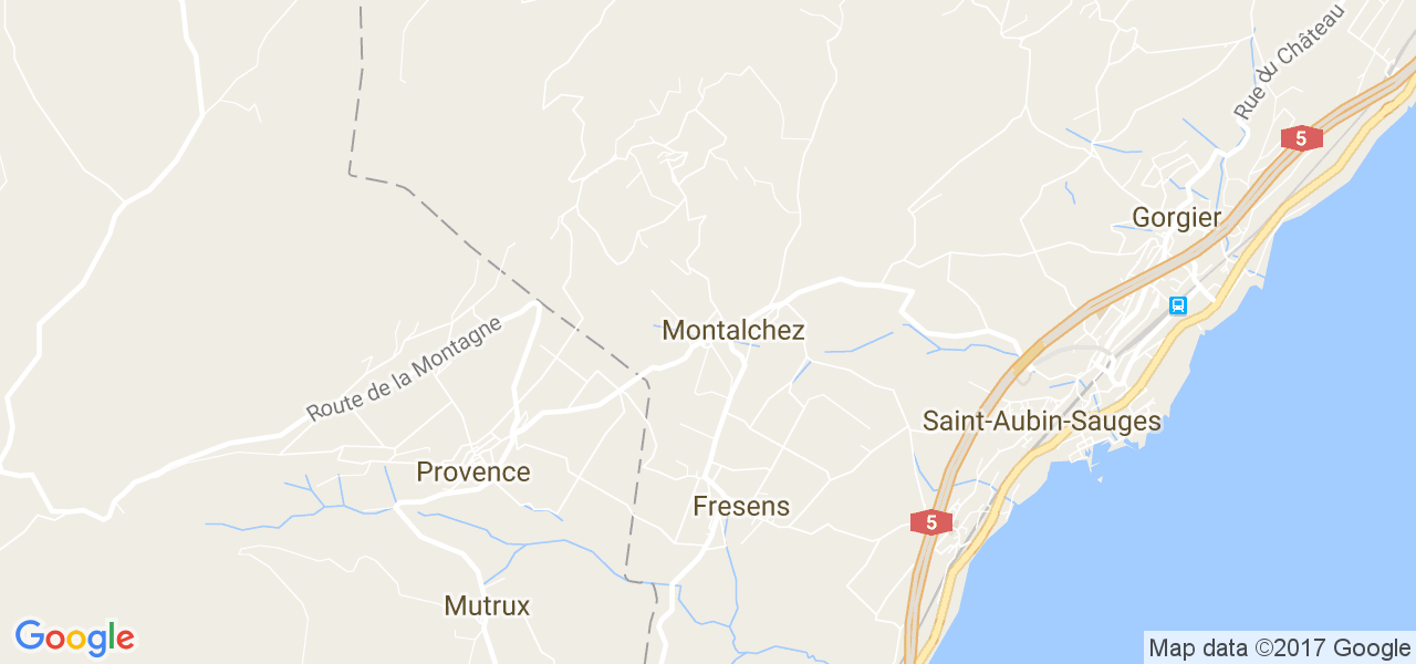 map de la ville de Montalchez