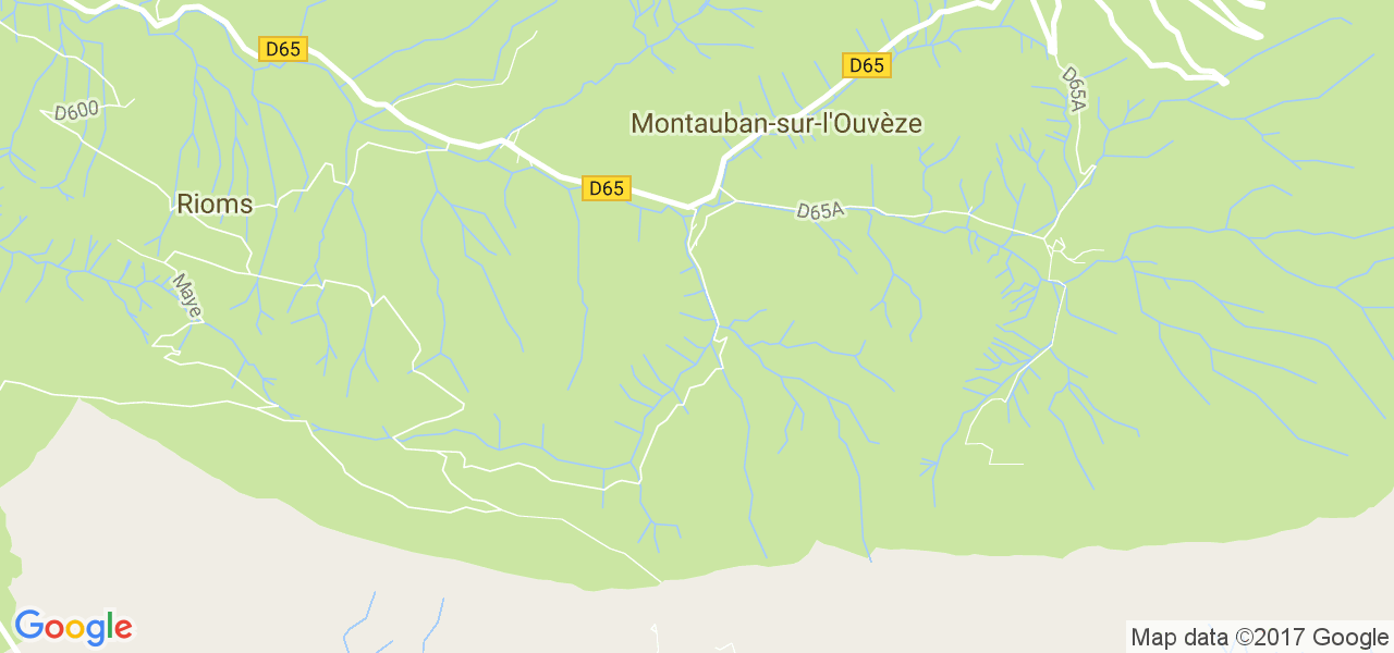 map de la ville de Montauban-sur-l'Ouvèze