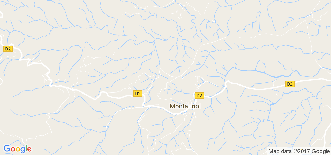 map de la ville de Montauriol