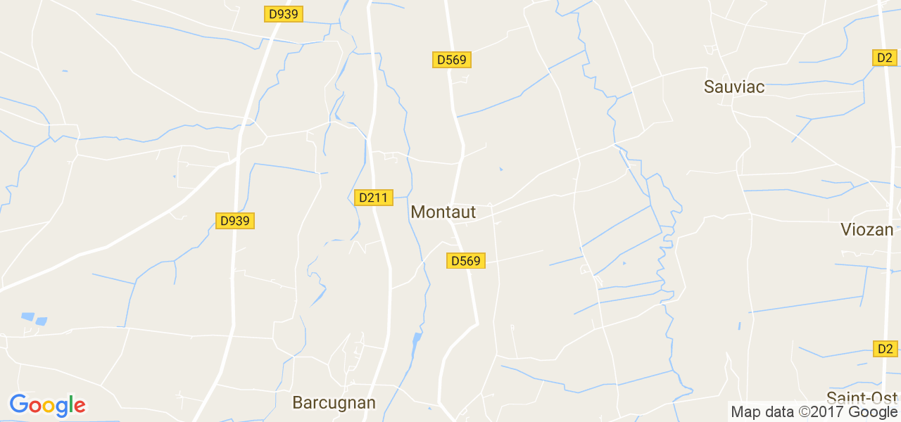 map de la ville de Montaut