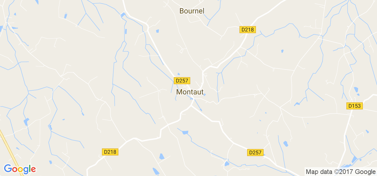 map de la ville de Montaut