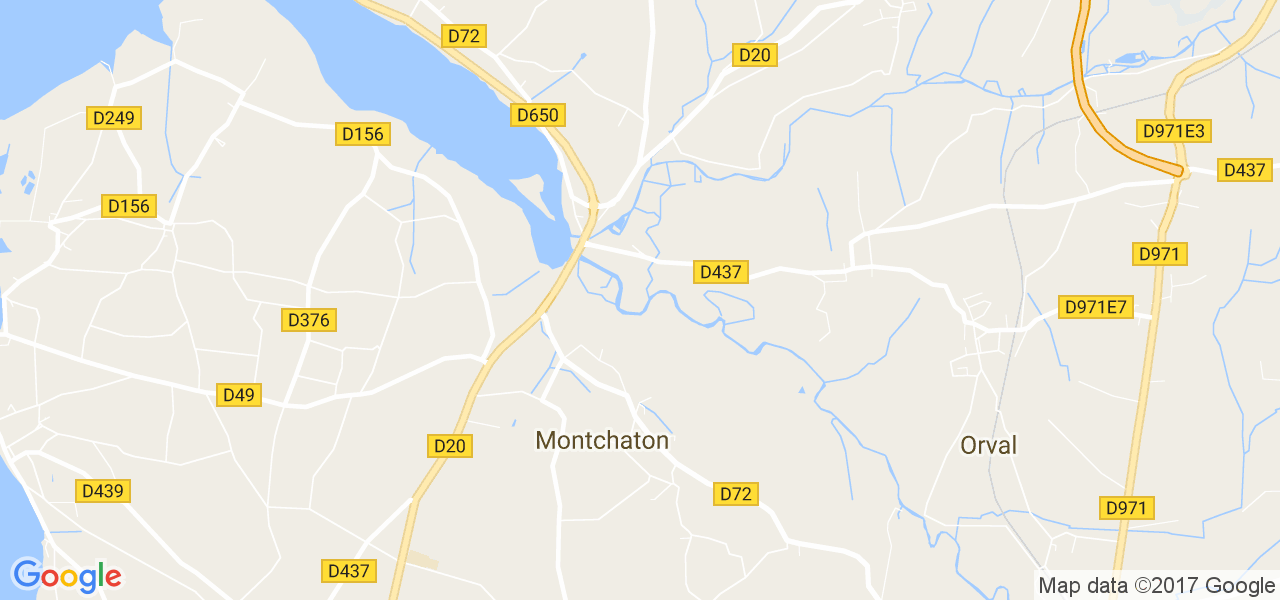 map de la ville de Montchaton