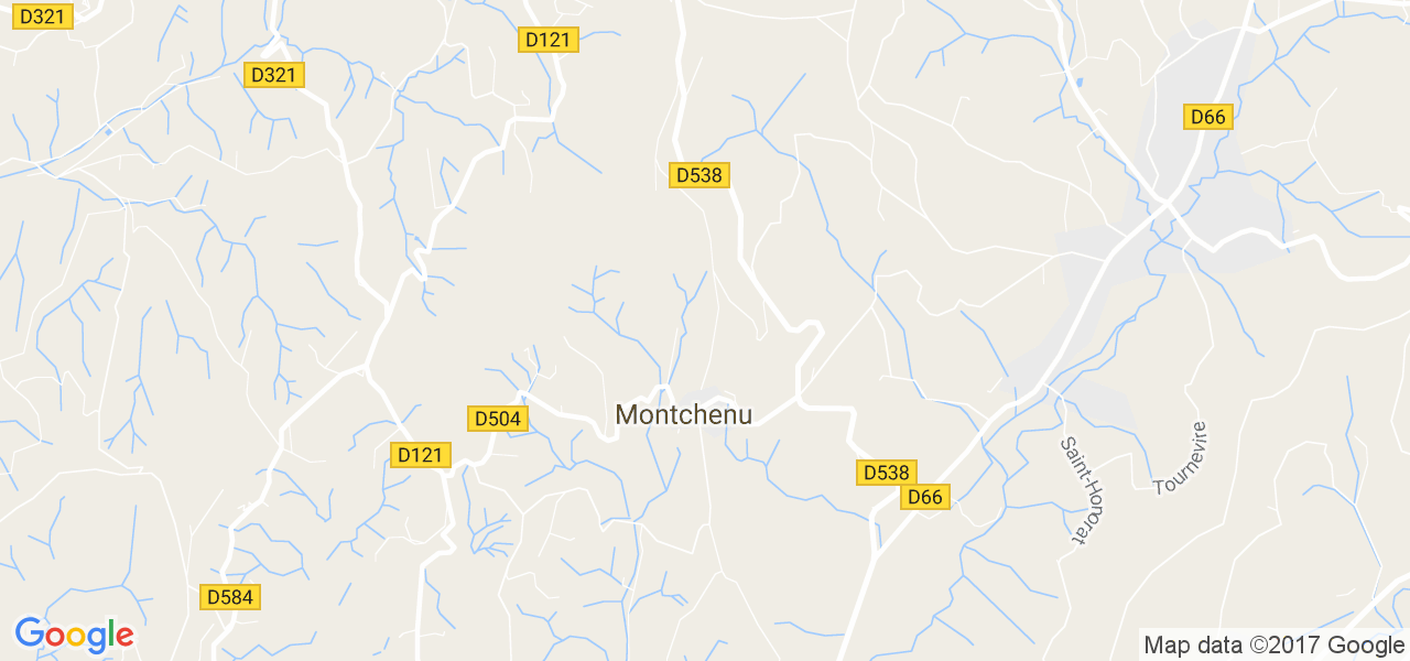 map de la ville de Montchenu