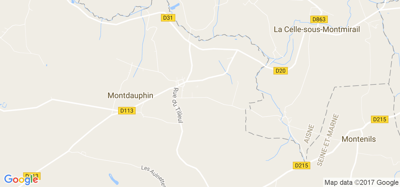 map de la ville de Montdauphin