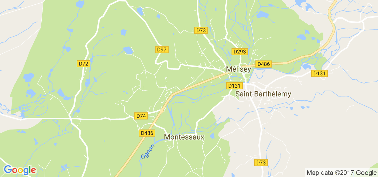 map de la ville de Montessaux