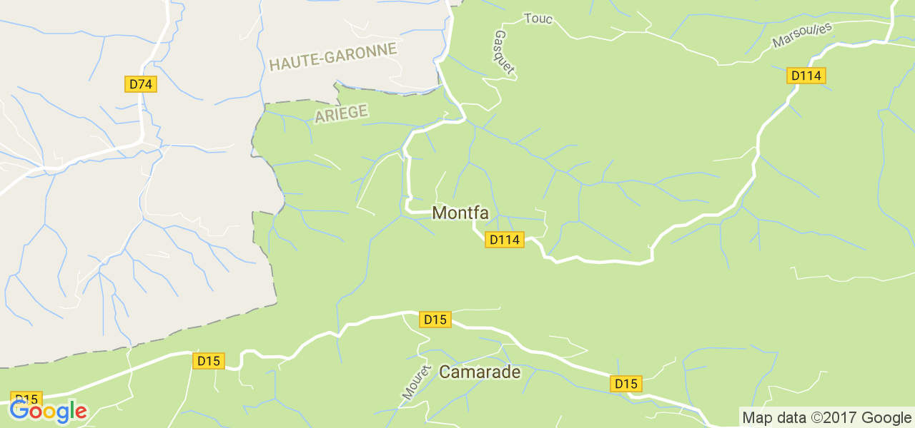 map de la ville de Montfa