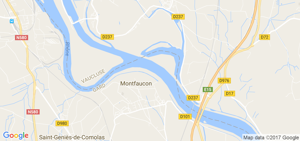 map de la ville de Montfaucon