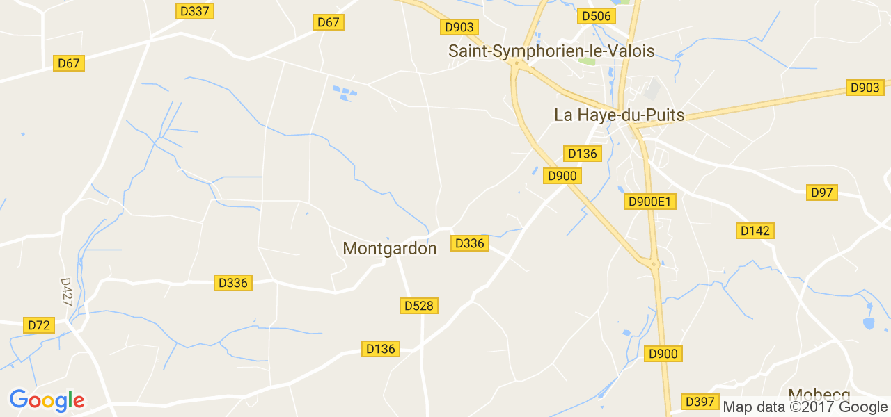 map de la ville de Montgardon