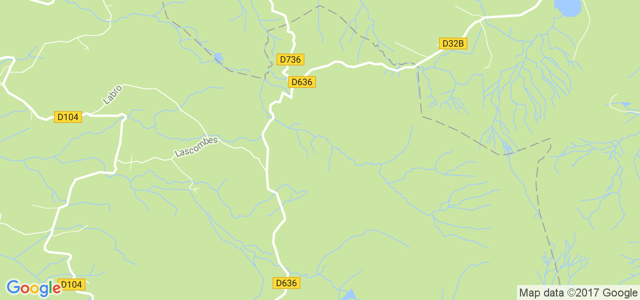 map de la ville de Montgreleix