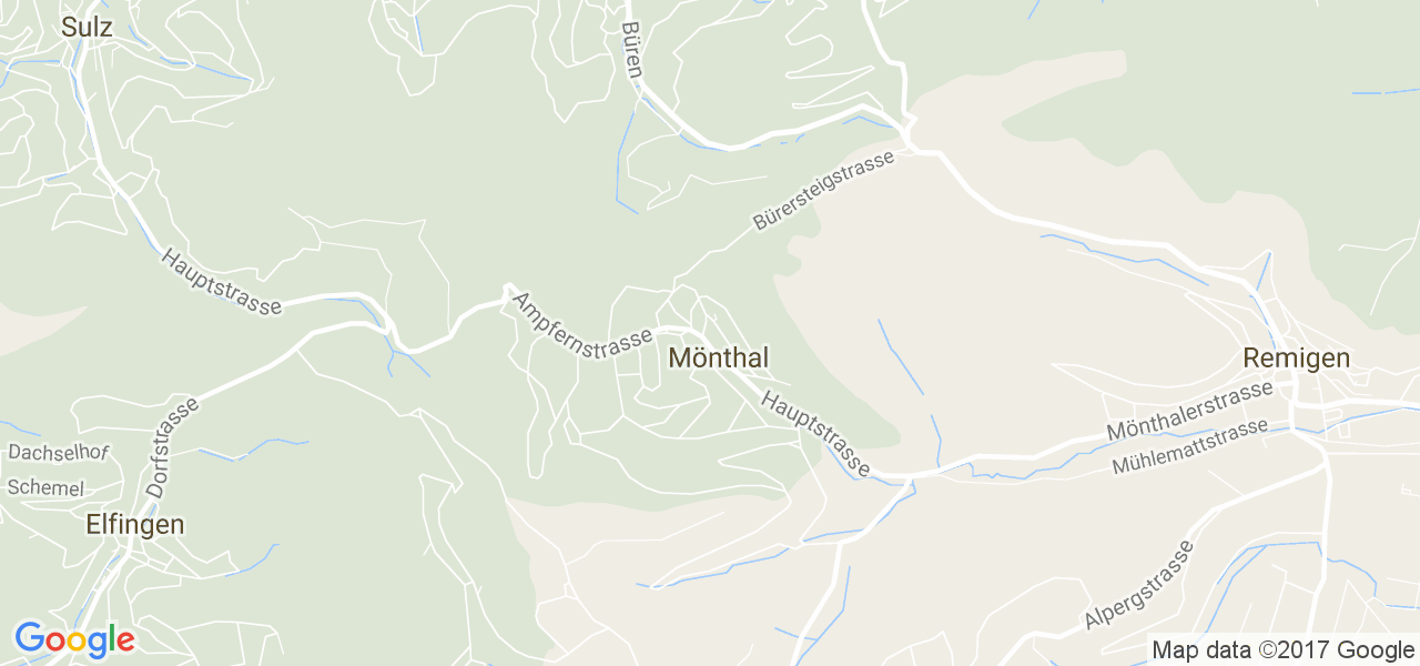 map de la ville de Mönthal