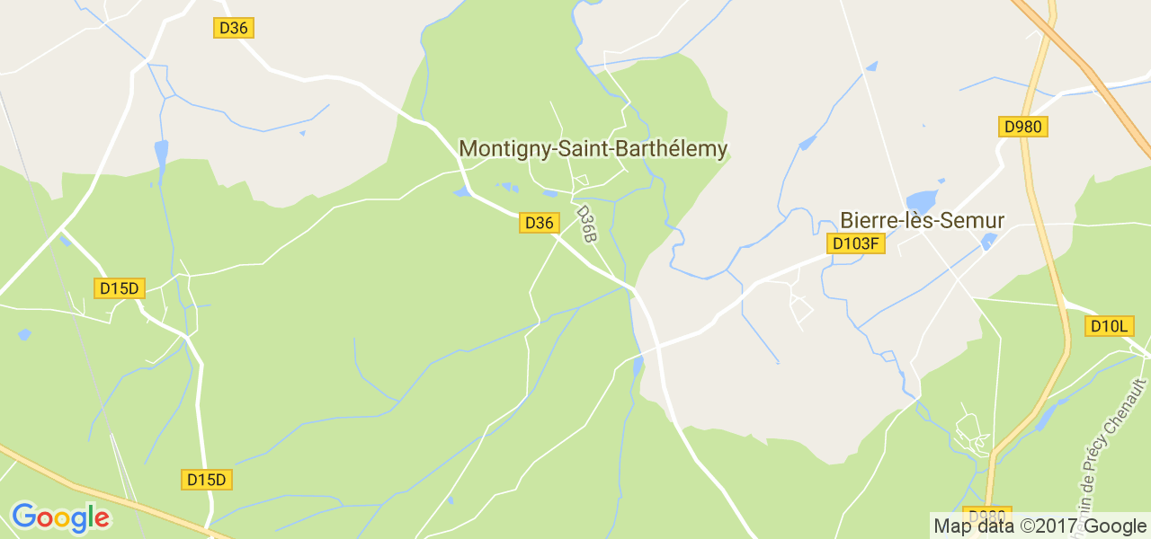 map de la ville de Montigny-Saint-Barthélemy