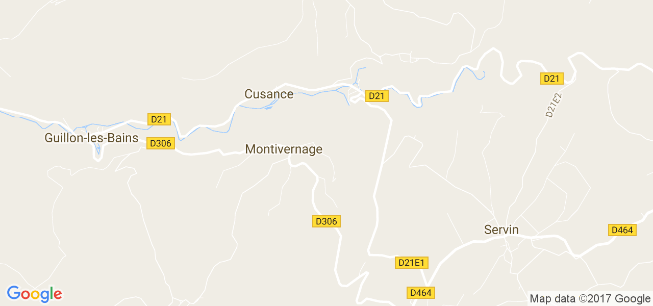 map de la ville de Montivernage