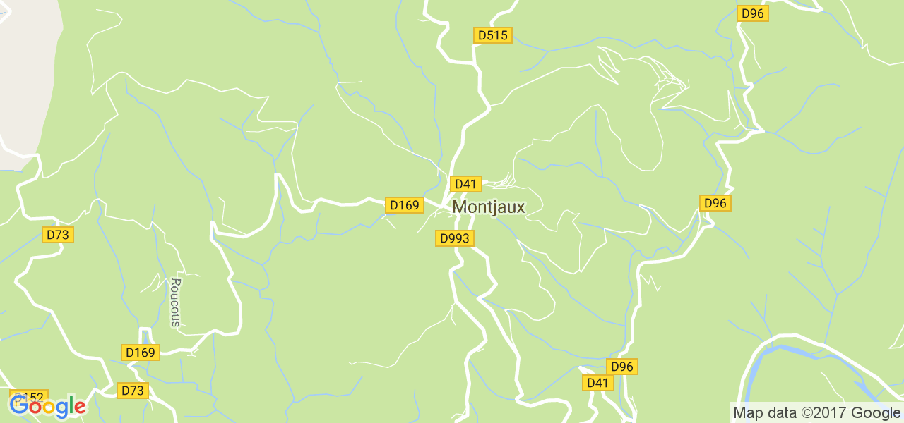 map de la ville de Montjaux