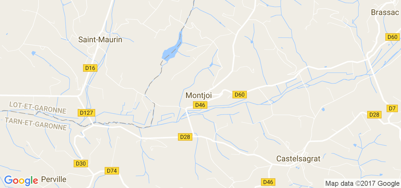 map de la ville de Montjoi