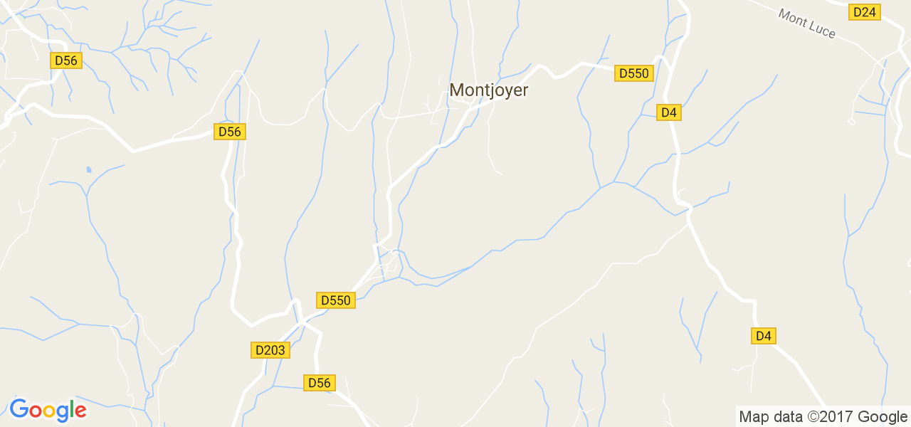 map de la ville de Montjoyer