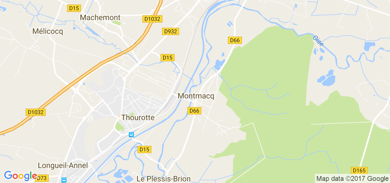 map de la ville de Montmacq