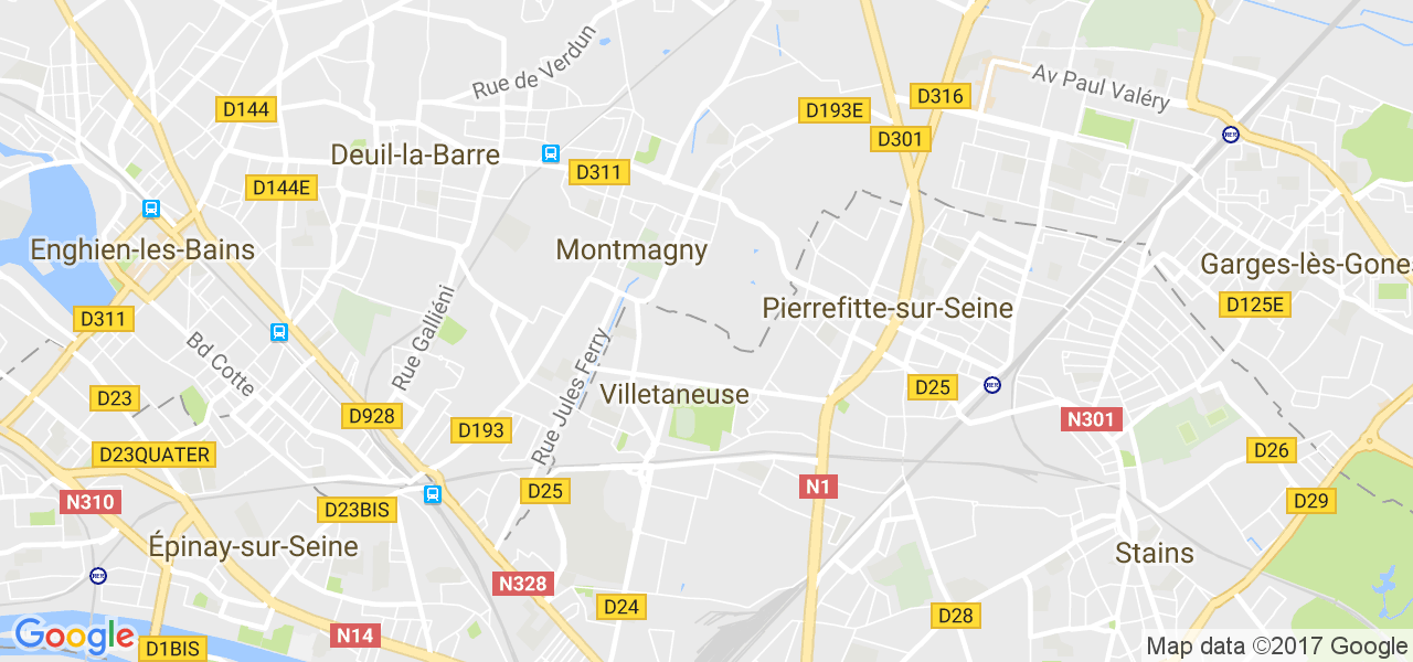 map de la ville de Montmagny