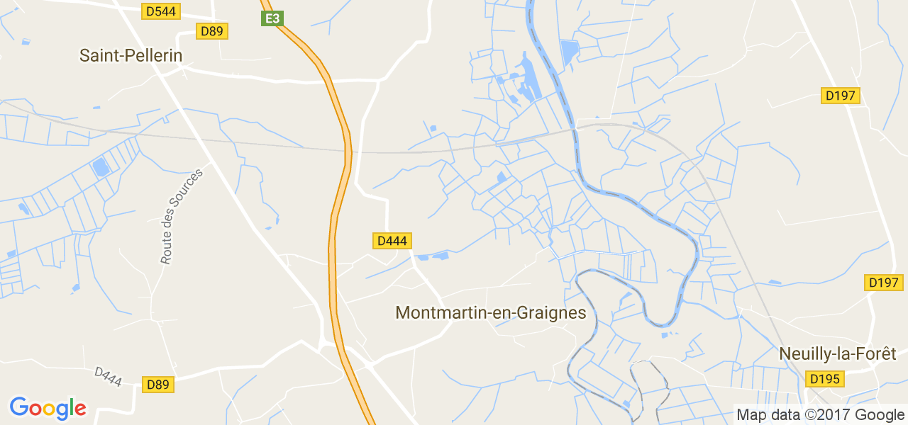 map de la ville de Montmartin-en-Graignes