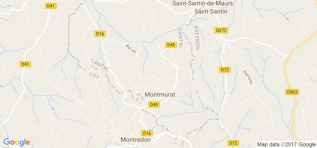 map de la ville de Montmurat