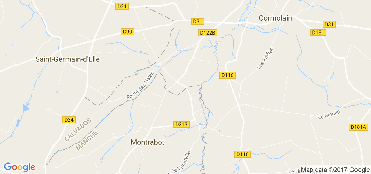 map de la ville de Montrabot