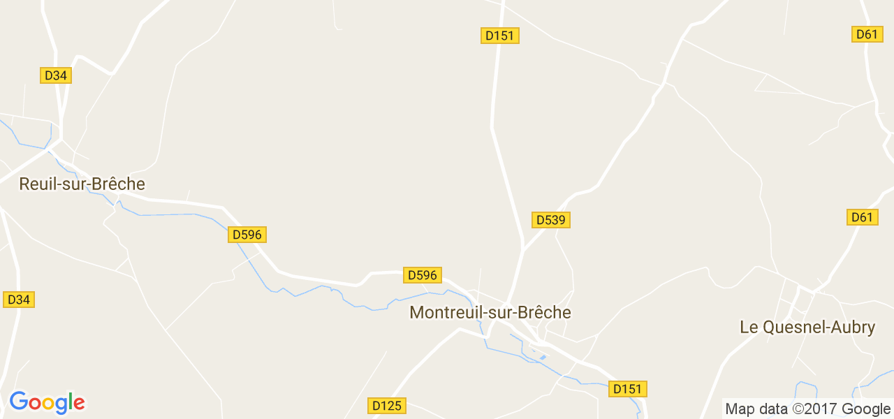 map de la ville de Montreuil-sur-Brêche