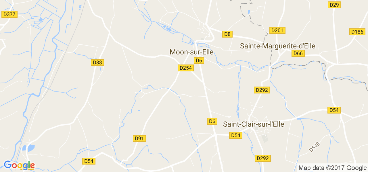 map de la ville de Moon-sur-Elle