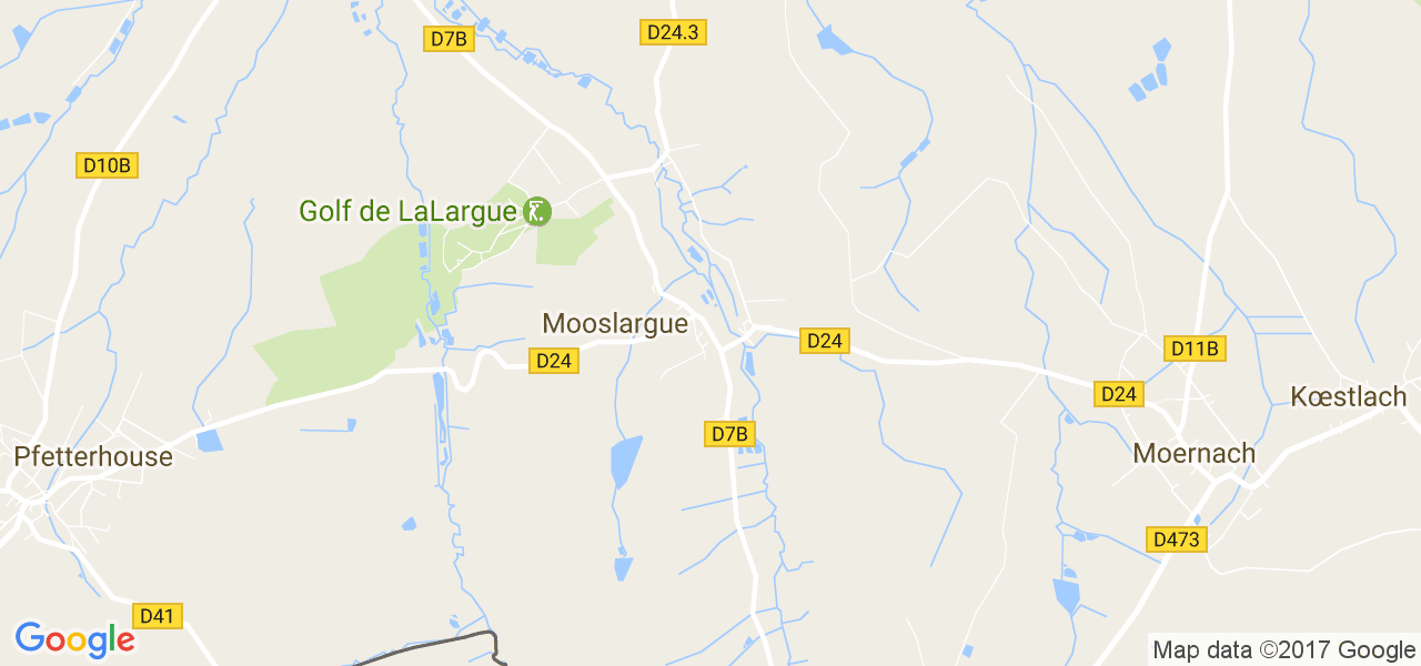 map de la ville de Mooslargue