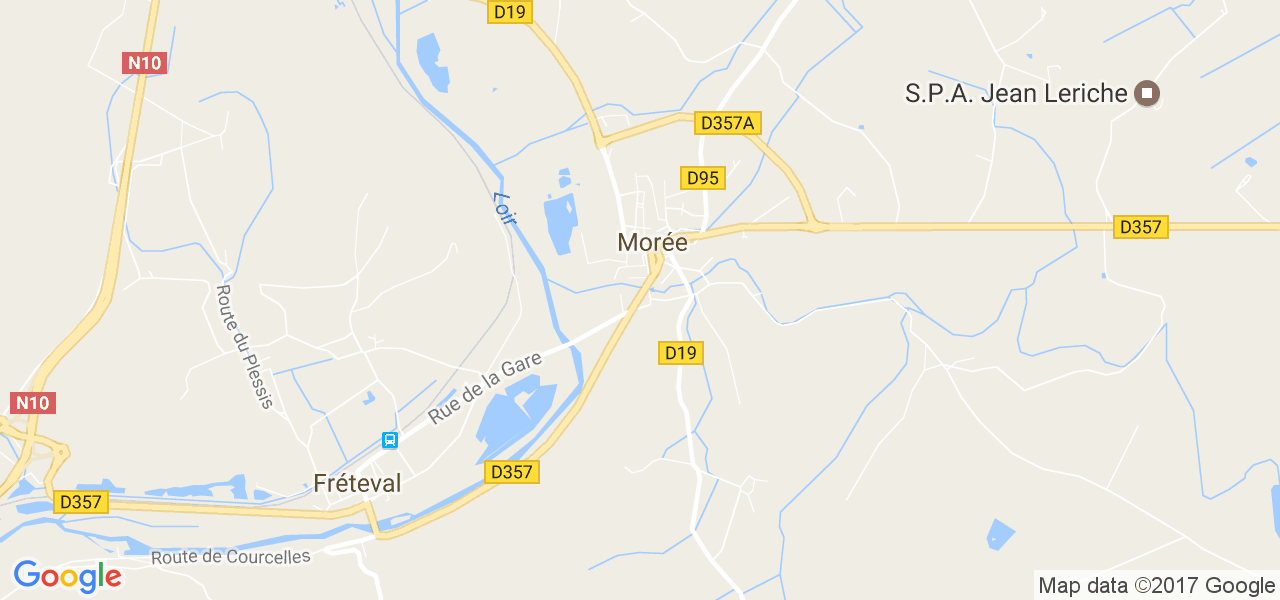 map de la ville de Morée