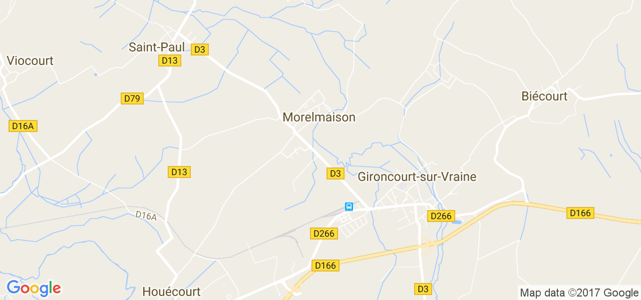 map de la ville de Morelmaison