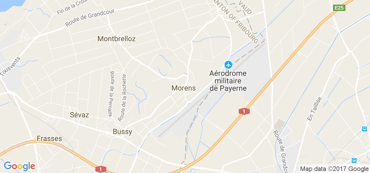 map de la ville de Morens