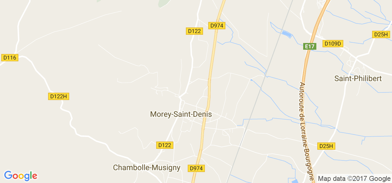 map de la ville de Morey-Saint-Denis