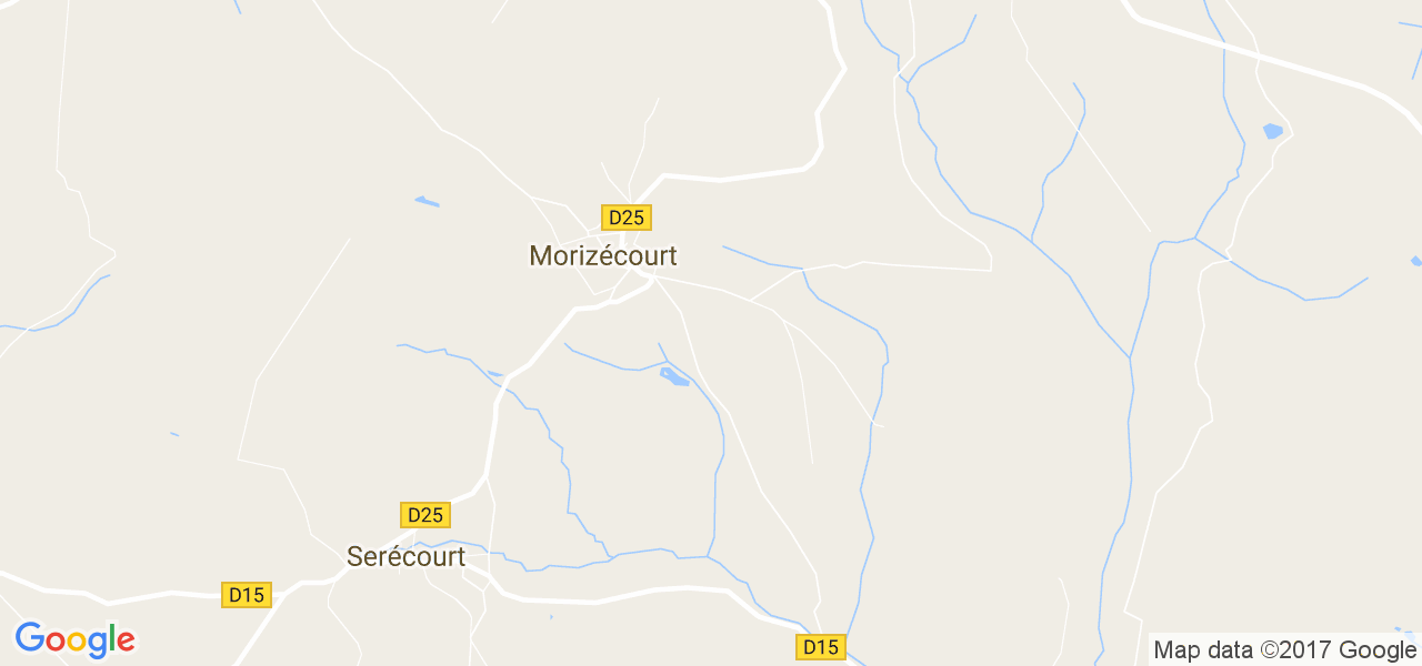 map de la ville de Morizécourt