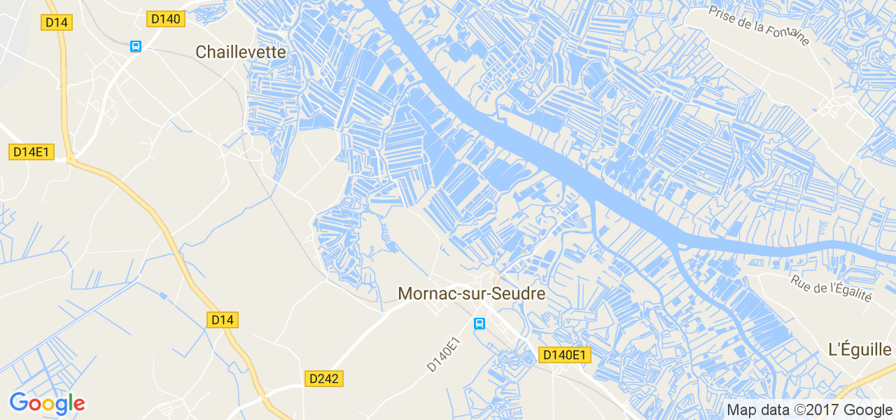 map de la ville de Mornac-sur-Seudre