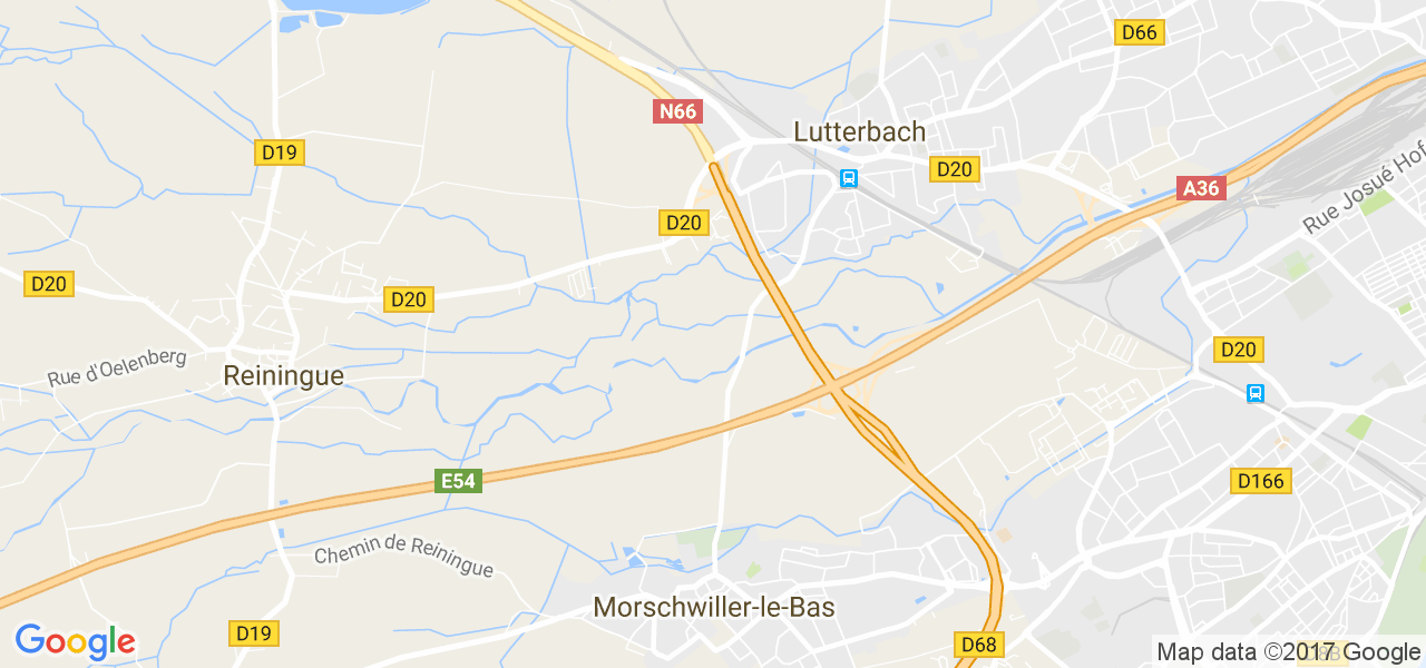 map de la ville de Morschwiller-le-Bas