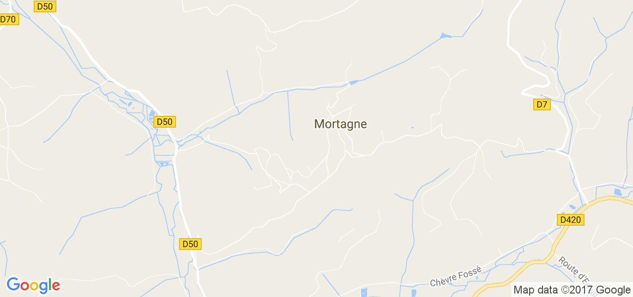 map de la ville de Mortagne