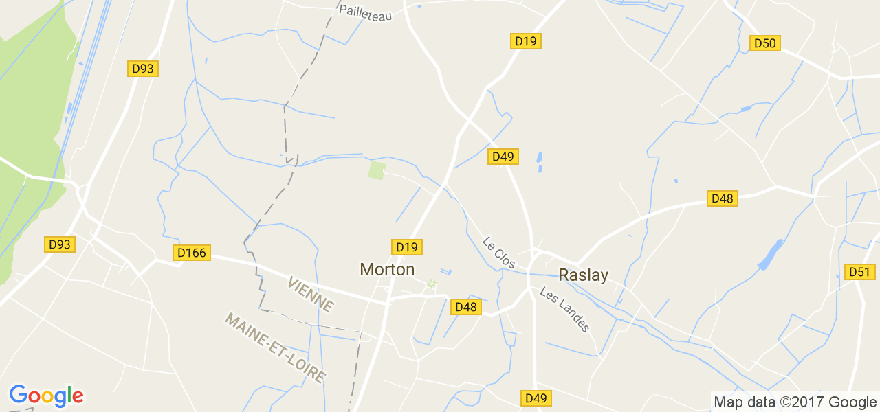 map de la ville de Morton