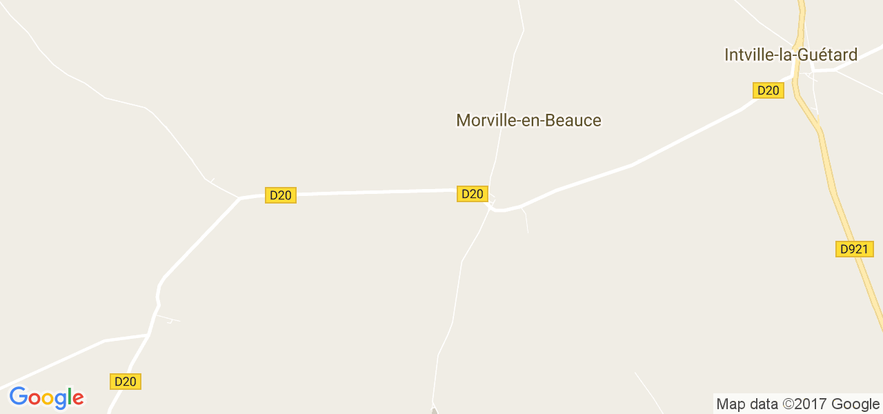 map de la ville de Morville-en-Beauce