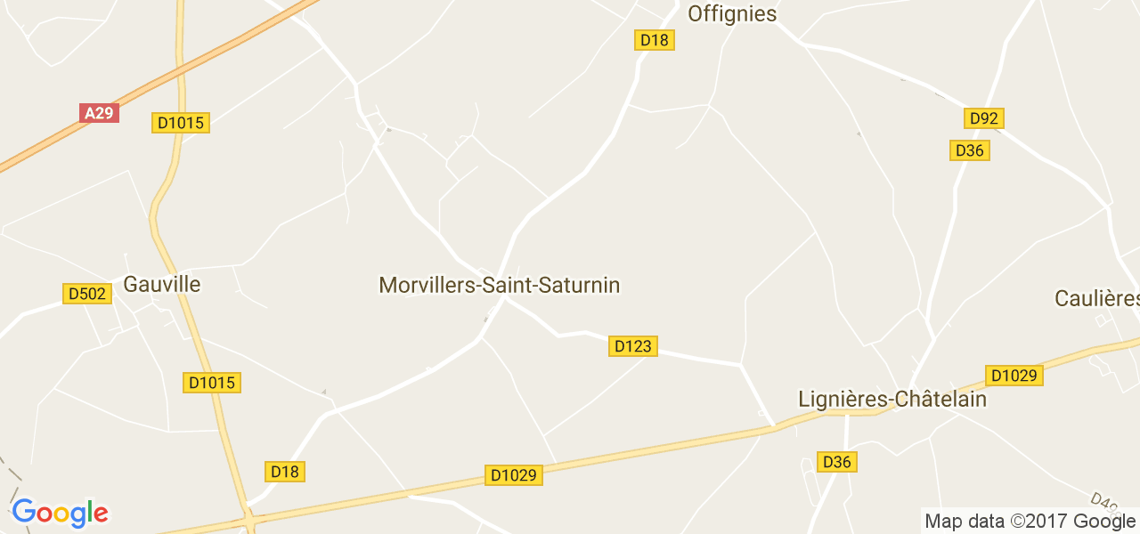 map de la ville de Morvillers-Saint-Saturnin