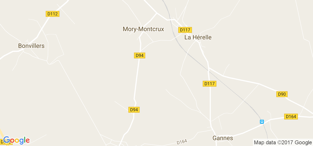 map de la ville de Mory-Montcrux