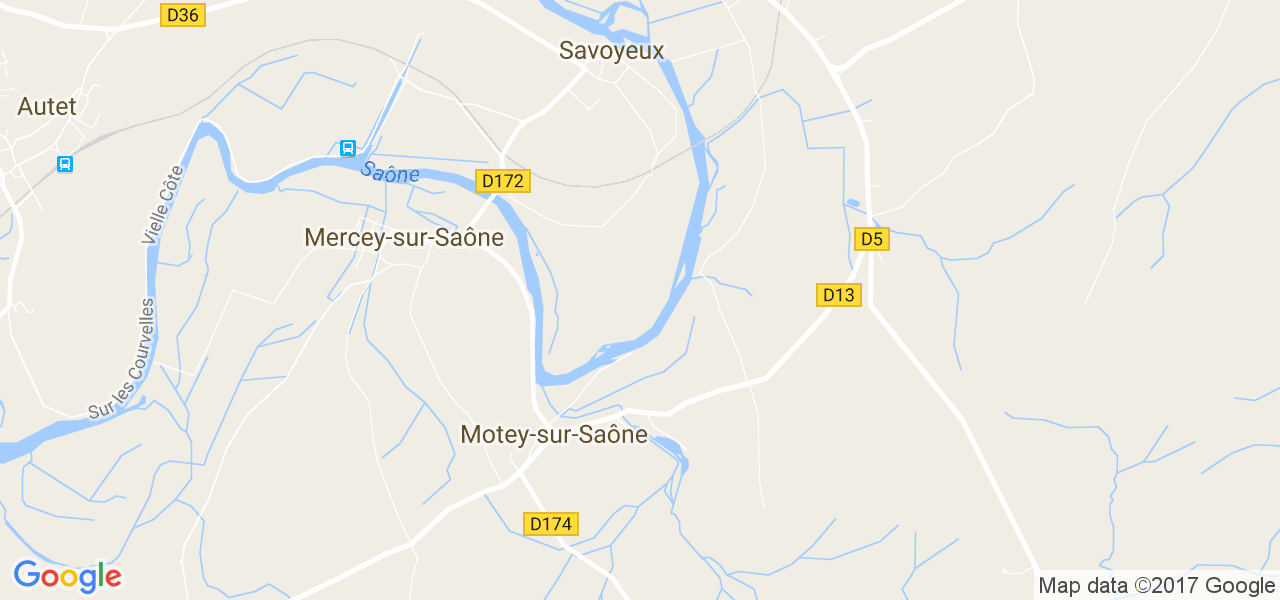 map de la ville de Motey-sur-Saône