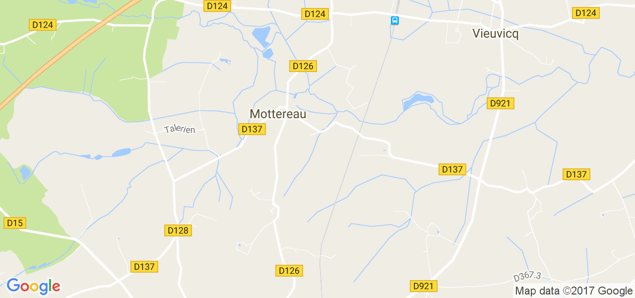 map de la ville de Mottereau