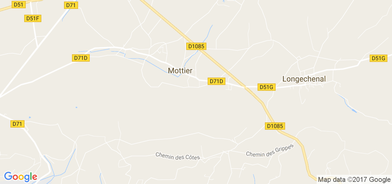 map de la ville de Mottier