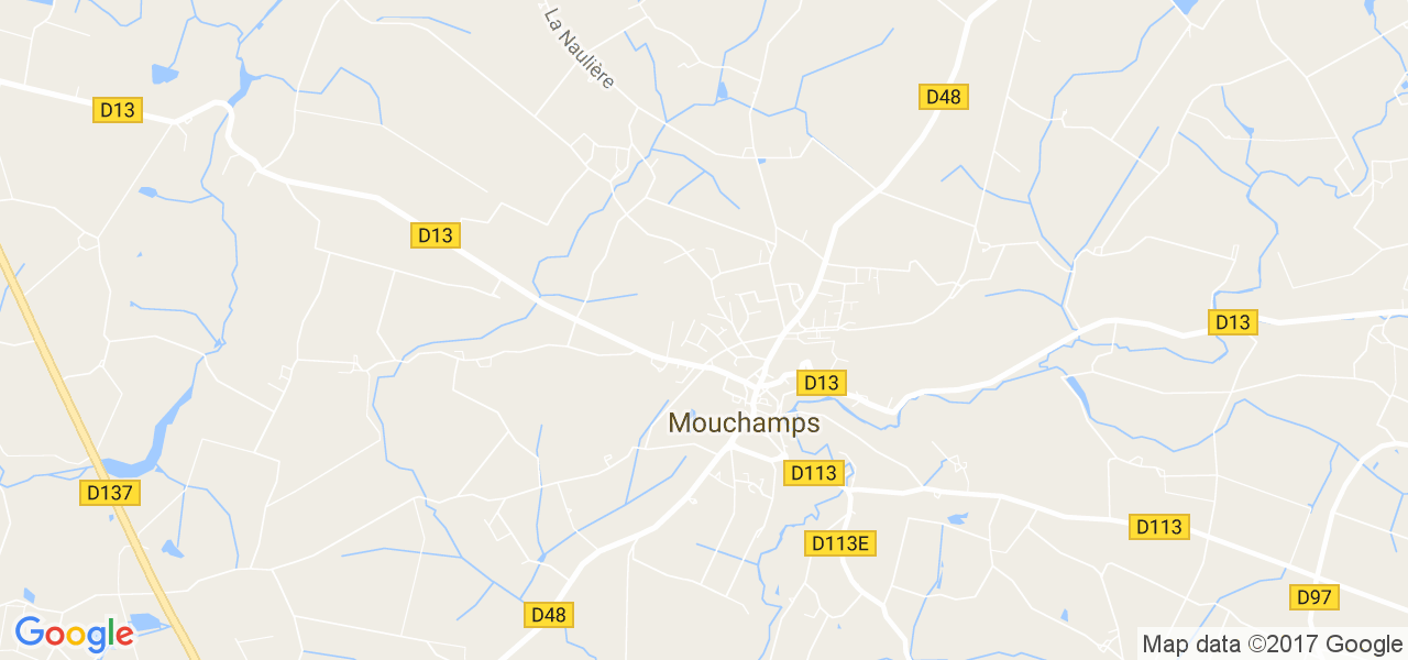 map de la ville de Mouchamps