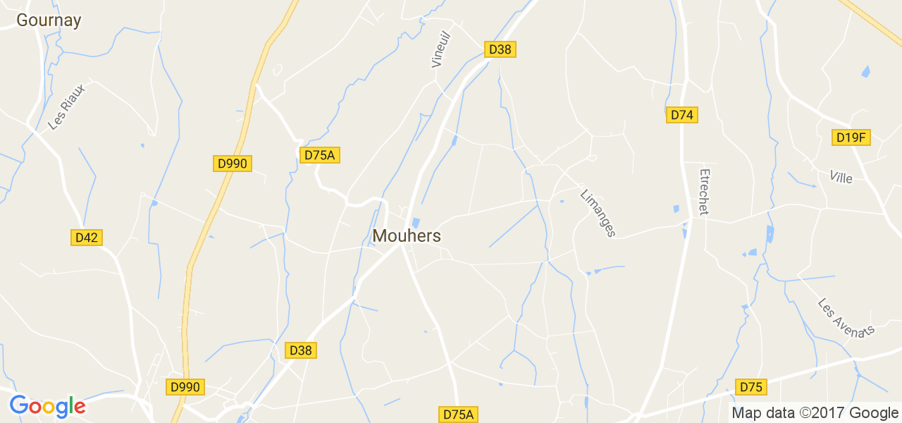 map de la ville de Mouhers