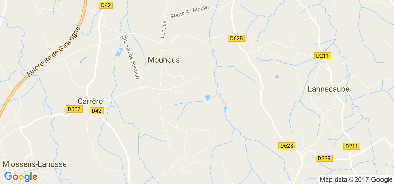 map de la ville de Mouhous