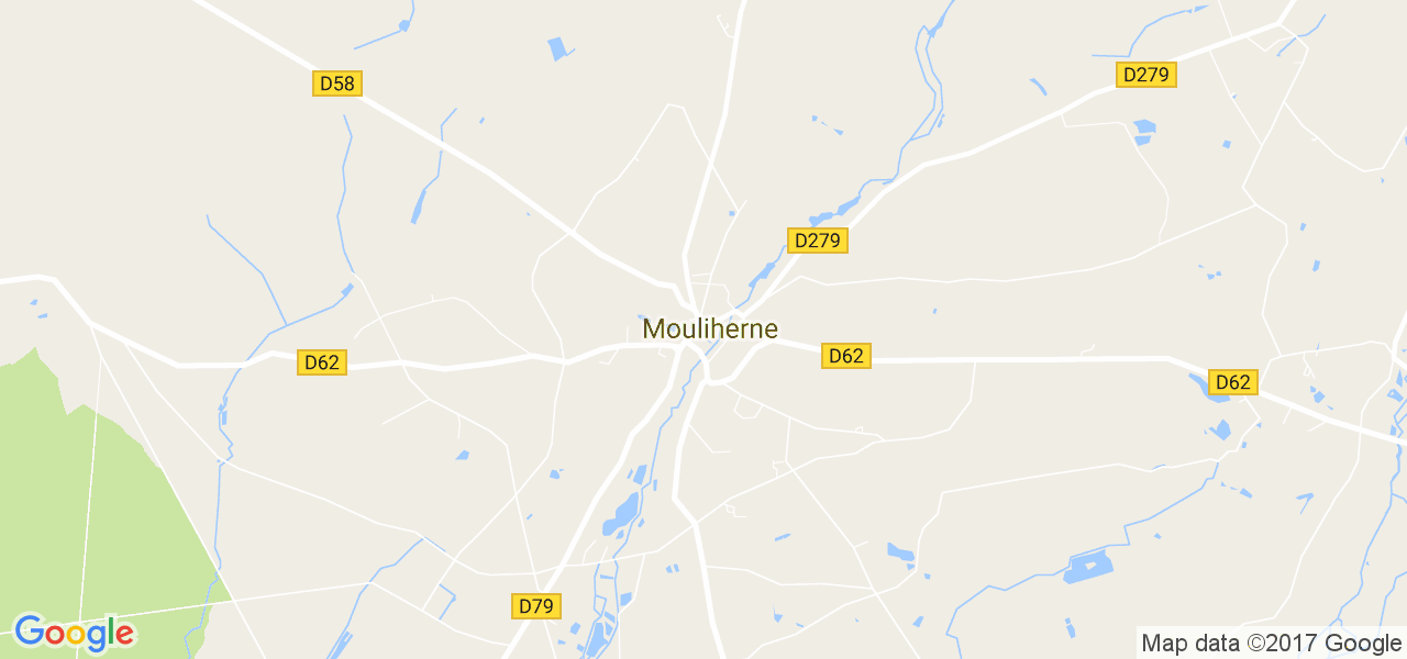 map de la ville de Mouliherne