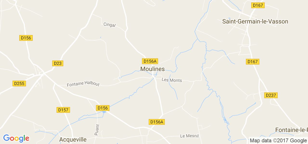 map de la ville de Moulines