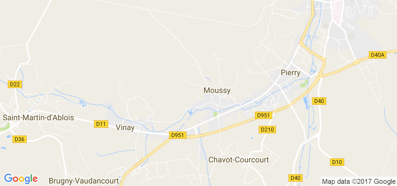 map de la ville de Moussy